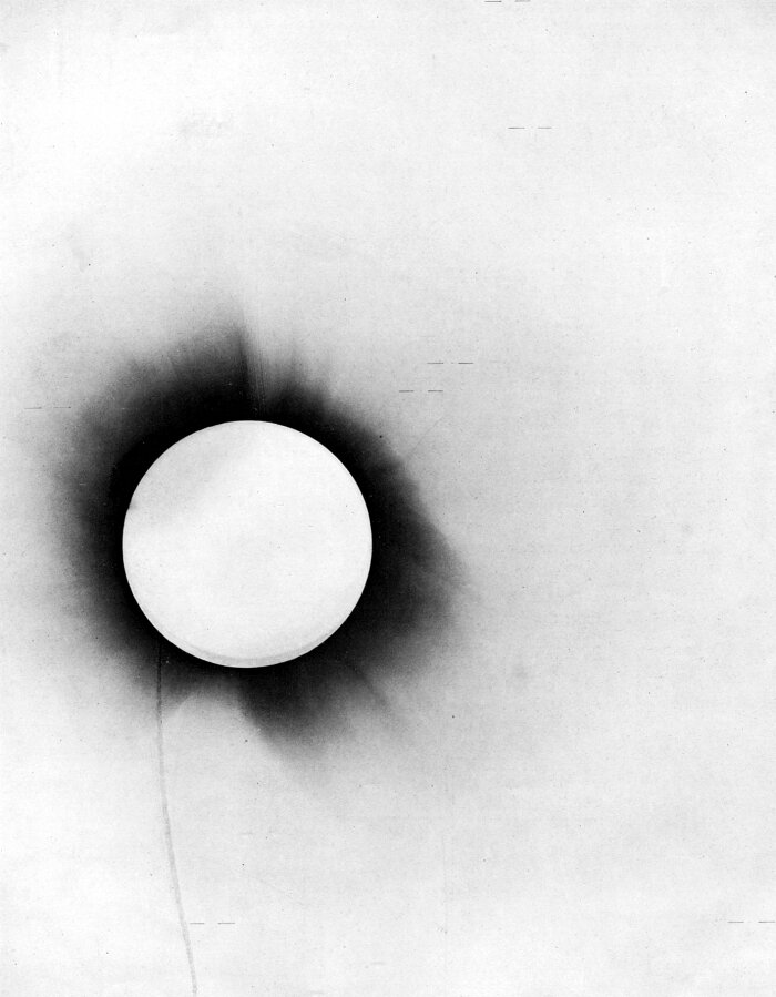 The eclipse of May 29, 1919, photographed at Sobral