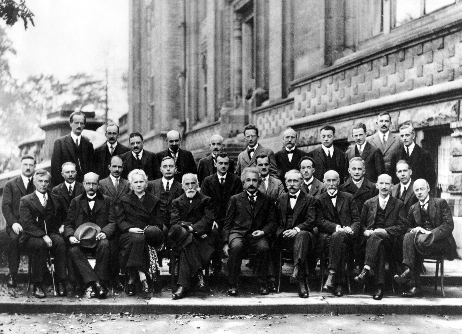 The Solvay Conference on electrons and photons, Brussels, October 1927, with Dirac, Compton, and Einstein among others